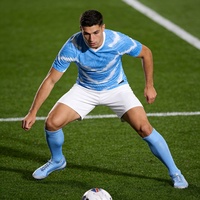 Échantillon Gratuit En Gros Ensembles de Maillots de Football Uniformes de Soccer Impression Dégradée par Sublimation Entièrement Personnalisables