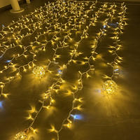 Guirlandes LED de 10 m à haute luminosité, indice de protection IP65, 220 V, 600 LED, pour la décoration extérieure des bâtiments, des avant-toits et des fêtes de Noël