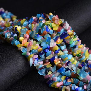 5mm ~ 8mm venta al por mayor granate aguamarina irregular semipreciosa cuentas de piedra Natural Chips, cuentas de Chip de piedras preciosas - Product Image 6