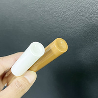 Emballage de tube cosmétique écologique personnalisé en usine, 2-en-1, pour eyeliner, sourcils et liquide stimulant la croissance des cils, 8 ml, avec bouchon à vis en aluminium