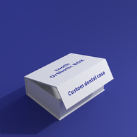 Boîte en carton rigide magnétique personnalisée pour aligneurs dentaires transparents, étui pour aligneurs dentaires, boîtes d'emballage pour aligneurs dentaires