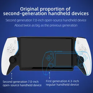HC800 Reproductor de Juegos Portátil HD de 7'', Sistema Linux, Más de 30 Emuladores Clásicos, 15000 Juegos, 3500mAh, Wi-Fi, Consola de Juegos Portátil - Product Image 5