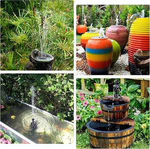 ปั๊มน้ำพลังงานแสงอาทิตย์สำหรับน้ำพุกลางแจ้ง <span class=keywords><strong>สระ</strong></span>น้ำ สวน บ่อปลา น้ำพุสำหรับนก ชุดปั๊มน้ำตกตกแต่งแบบจุ่มใต้น้ำ - Product Image 5
