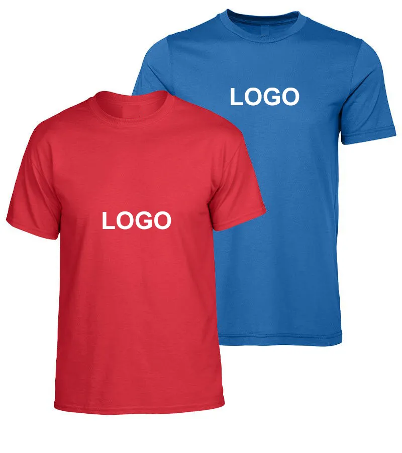 Camiseta de algodón 100% de alta calidad para hombre, bordado personalizado Camiseta con estampado, venta al por mayor