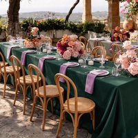 Nappe Moderne Imprimée en Polyester Lavable, Tissage Uni Épais, pour Dîner en Jardin Italien, Fêtes, Hôtels, Événements, Maison