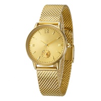 Reloj de Cuarzo con Logotipo Personalizado, Chapado en Oro de 18K, Resistente al Agua, Correa de Acero Inoxidable, Caja de Lujo Clásica, Cierre de Hebilla, Estilo Deportivo, Correa de Cuero