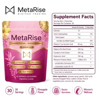 Gummies Probiotiques Véganes pour Femmes, Marque Blanche, à l'Extrait de Fleurs, Mélange Féminin qui Favorise l'Équilibre du pH et l'Hydratation (Vente en Gros)