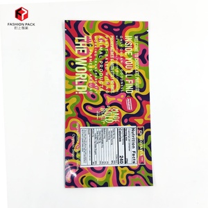 <span class=keywords><strong>Wrapper</strong></span> bao bì túi tùy chỉnh in nhiệt niêm phong Cookie kẹo năng lượng thanh sô cô la thực phẩm in kỹ thuật số LDPE - Product Image 4