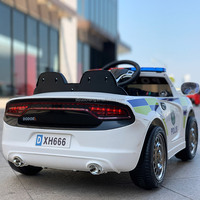Nuovo stile 12v bambini ricaricabile auto elettrica della polizia giocattolo giro in auto elettrica per bambini