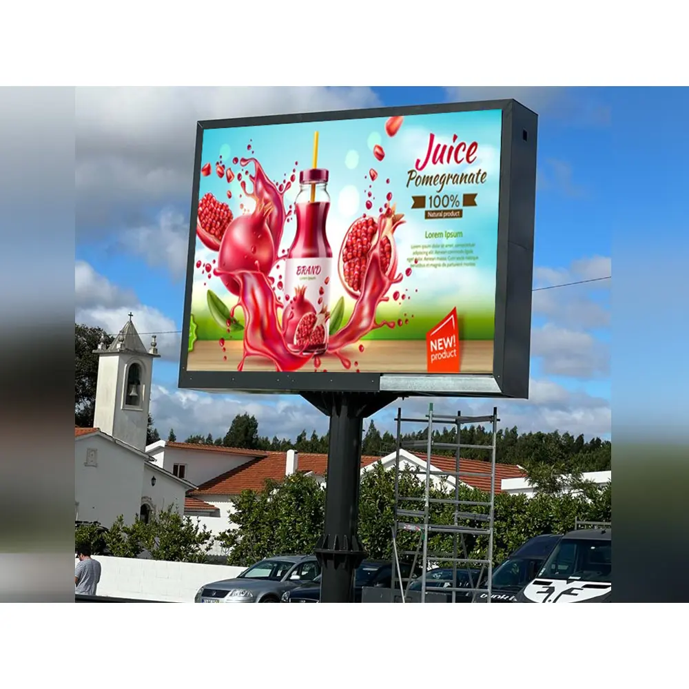 Outdoor P6 P8 P10 Vaste Led Bord Scherm Voor Reclame Waterdicht Gebouw Led Billboard Display Panelen