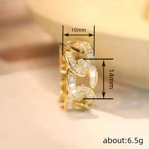 Anello Geometrico Quadrato Stile Classico per Donne - Product Image 5