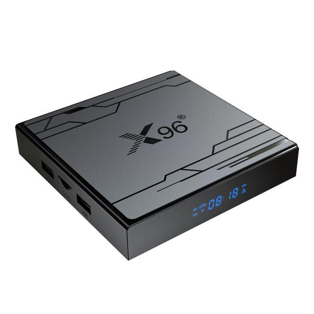 X96 NEX 4K Android 14 Smart TV Box with Remote Control, 2GB+16GB