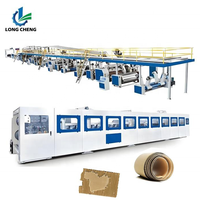 Machine de fabrication de boîtes en carton automatique à grande vitesse, ligne de production de carton ondulé à 3/5/7 couches