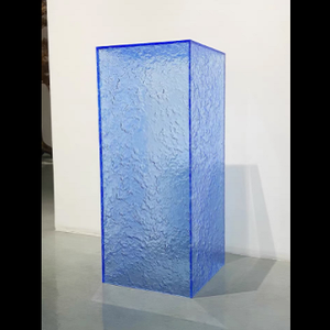 Cilindro acrilico trasparente del banco di mostra della Base degli ornamenti del pavimento del modello di pietra a strisce del <span class=keywords><strong>negozio</strong></span> di <span class=keywords><strong>abbigliamento</strong></span> acrilico - Product Image 6