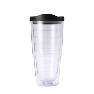 Vaso Transparente de Doble Pared de 680 ml, Personalizado y Económico, Portátil, <span class=keywords><strong>Libre</strong></span> de BPA, Reutilizable, de Plástico para Viaje - Product Image 6