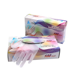 Gants en <span class=keywords><strong>vinyle</strong></span> en pvc transparents et bleus, gants industriels, 245mm, nouveau - Product Image 5