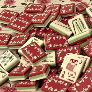 Mystical Menagerie Mahjong : Tuiles en Acrylique Premium, Motif Plage Gravé, Résistantes à l'Eau, Durables, 160 Pièces, Sacs de Rangement, <span class=keywords><strong>Pokémon</strong></span> - Product Image 2
