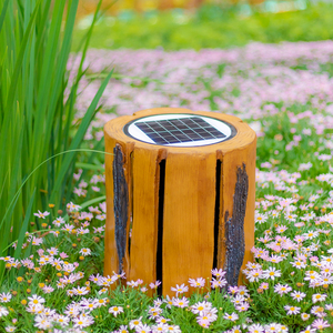 Nhà Máy Trực Tiếp Bán Buôn Ngoài Trời Cảnh Quan Đường Phố Trang Trí 3D Motif Cây Nhân Tạo Gốc Năng Lượng Mặt Trời Vườn Cổ phần Đèn - Product Image 1