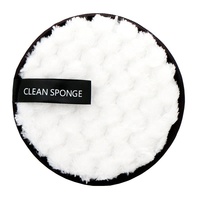 Éponge démaquillante réutilisable, tampon de nettoyage pour le visage, paresseux, 1 pièce