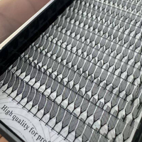 Extensions de cils Anime Noir Mat Effet Cachemire J C D Curl Tower Volume Anime Spike Lashes pour Fournitures d'Extensions de Cils