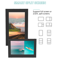 75 86 98 pulgadas 4K LCD Pantalla de montaje en pared para exteriores Señalización IP65 IP55 Quiosco de reproductor de publicidad con pantalla horizontal o vertical