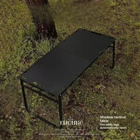 Table de camping tactique pliable multifonctionnelle portable IGT avec vérin hydraulique pour l'extérieur