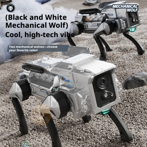 <span class=keywords><strong>Robot</strong></span> chien loup mécanique IA Tengyan BG1547 télécommandé, <span class=keywords><strong>robot</strong></span> quadrupè<span class=keywords><strong>de</strong></span> bionique éducatif et divertissant avec son et musique - Product Image 2