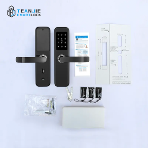 Wifi kết nối thông minh khóa nhà ttlock App kiểm soát truy cập an toàn mật khẩu bàn phím đám mây gỗ Brass thép cửa nhôm - Product Image 6