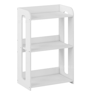 Étagère de table à bord étroit en PVC OY-PVC, 2 niveaux, support de rangement multifonctionnel pour chambre à coucher, salon, livres, jouets - Product Image 3