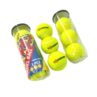 Balles de tennis professionnelles pressurisées de qualité supérieure avec logo personnalisé Camewin