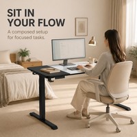 AOR Board Design, Bureau électrique silencieux réglable en hauteur pour la maison, Bureau assis-debout pour l'apprentissage, Bureau de travail, Couleur personnalisable, Vente en gros usine