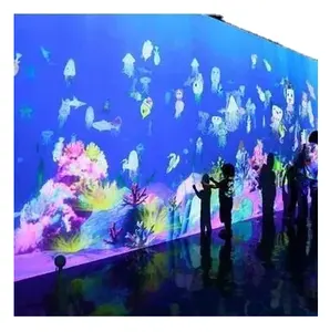 Indoor Large Screen Interactive Projection Multi Players Interactive Floor Interactive Wall Games