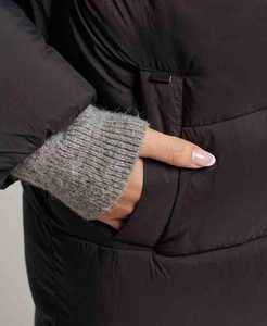 Veste matelassée en toile enduite à col ras du cou unisexe printemps 2025 chaud régulier anti-UV avant Logo Polyester/coton - Product Image 2