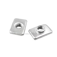 M3 M5 Mur Tee Berlapis Seng untuk Aksesori Profil Aluminium V-slot untuk Profil Aluminium V-Slot Printer 3D Openbuilds