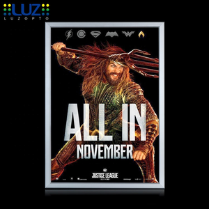 2020 nouvelle vente chaude encadrées de cinéma Mené Par publicité d'intérieur d'<span class=keywords><strong>affiche</strong></span> cinéma lightbox - Product Image 1