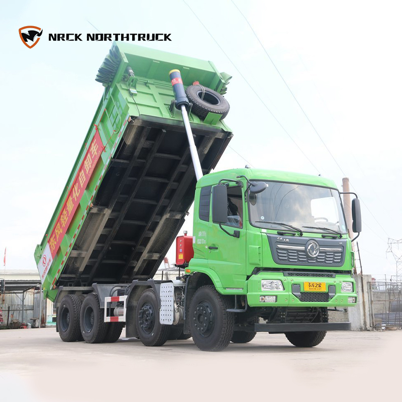 2024 электрический грузовик в наличии Dongfeng 8x4, новый электромобиль с длительным сроком службы батареи 18 т, мощный Электрический самосвал