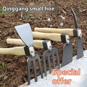 औद्योगिक ग्रेड छोटे ऑल-स्टील होई गार्डन हैंड टूल फूलों और सब्जियों की खुदाई में प्रभावी - Product Image 4