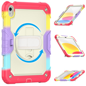 Funda Protectora Resistente para Tablet con Asa Plegable para <span class=keywords><strong>iPad</strong></span> <span class=keywords><strong>iPad</strong></span> A16 11.ª/10.ª Generación con Protector de Pantalla Integrado - Product Image 3