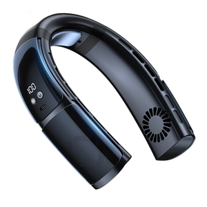 Ventilador de Cuello Portátil, Aire Acondicionado, 3600mAh, 5 Velocidades Ajustables, Recargable, Ventilador <span class=keywords><strong>El</strong></span>éctrico de Regalo, Ventilador de Refrigeración Manos Libres para <span class=keywords><strong>el</strong></span> <span class=keywords><strong>Verano</strong></span> - Product Image 1