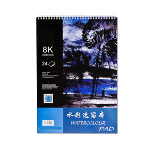 20 Sheets A4 Size Heavy Weight Acid Free Cold Pressed 300gsm Watercolor <b>Paper</b> <b>Pad</b> for Artists Painting - Product Image 6