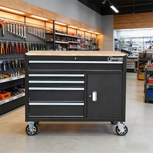 Carrito de Herramientas para <span class=keywords><strong>Mecánico</strong></span>, Sistema de Gabinete para Garaje, Caja de Herramientas con Ruedas - Product Image 5