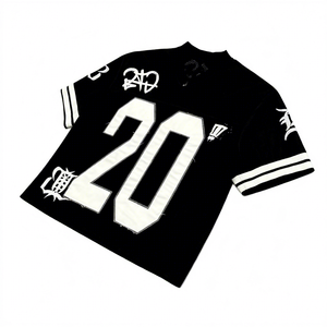 Maillot de football personnalisé style hip-hop tendance pour adultes/jeunes - Product Image 6
