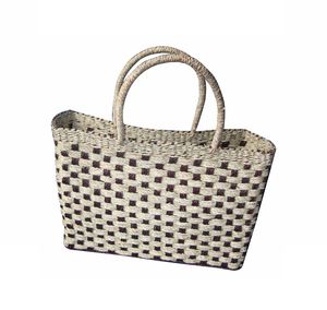 Sac fourre-tout tissé léger et spacieux avec pochette intérieure pour la sécurité en voyage - Exportation internationale - Product Image 2