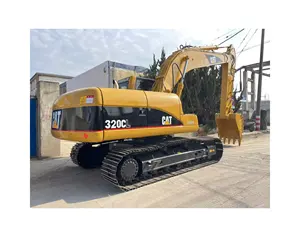 Equipo de construcción de segunda mano Caterpillar 320cl Excavadora sobre orugas Excavadora usada japonesa 320 325 330 336 a la venta