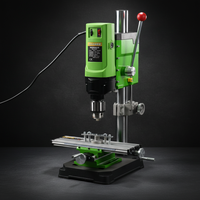 Mesin Bor Duduk Beking MINIQ/OEM BG-5157 1200W, Spindle 3-16mm, Basis Besi Cor 20mm, Travel Spindle 60mm, 220V