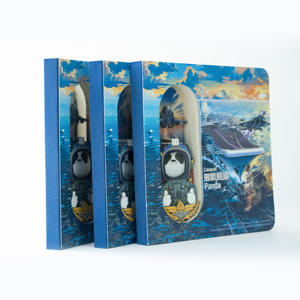 Cuaderno escultórico Panda 3D basado en <span class=keywords><strong>portaaviones</strong></span>-Cuaderno creativo cultural de <span class=keywords><strong>portaaviones</strong></span> <span class=keywords><strong>Shandong</strong></span> - Product Image 3