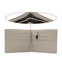 Dompet Kanvas Grosir Dompet Pria Anti-RFID Lipat Dua Penjepit Uang Dompet Kanvas Katun