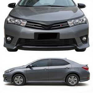 Kit de carrocería de coche para <span class=keywords><strong>Toyota</strong></span> Altis y para <span class=keywords><strong>Corolla</strong></span> 2014-2016 Kit de parachoques actualización gancho de remolque labio delantero labio trasero faldas laterales Material plástico - Product Image 4