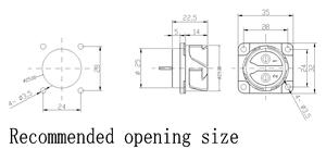 Xatlj M25 2 3-Core IP67 kết nối không thấm nước tùy chỉnh 50A hiện tại hàng không ổ cắm cho <span class=keywords><strong>PCB</strong></span> & <span class=keywords><strong>FPC</strong></span> - Product Image 5
