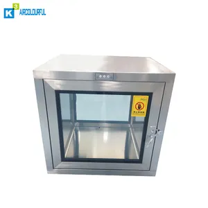 AIRCOLOURFUL Stainless Steel Clean Room Transfer Hatch Transfer Box